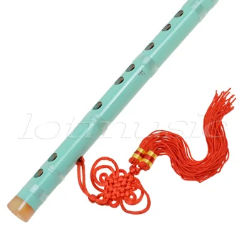 Kmise Vopsea Colorate Tradițională Chineză Flaut De Bambus Dizi F-Cheie Instrument Muzical