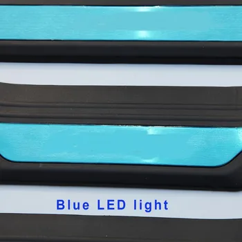 KOUVI din oțel Inoxidabil LED-uri Auto bine ati venit Scuff Placa 4buc/set pentru Honda HRV HR-V Retehnologizare Accesorii 2016