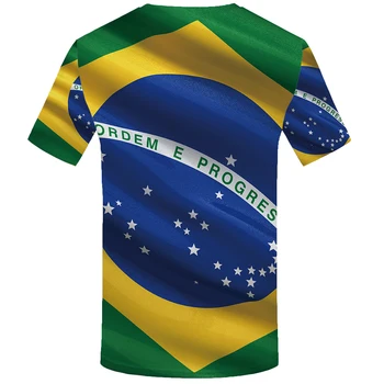 KYKU Brand steag Brazilian tricou steag Brazilian tricou 3d t-shirt anime femme de sex masculin stiluri tricou tricou barbati amuzant mens haine