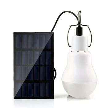 Lampa solara Led-uri Portabile Bec lampă Solară de Energie de Iluminat cu Led încărcător Solar Camp Cort Pescuit de Noapte de Lumină lampă de perete în aer liber