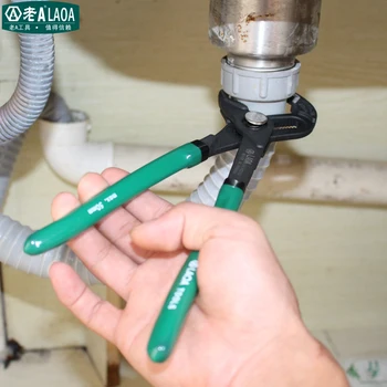 LAOA 10 Inch multifuncțional Pompa de Apa Clește Cheie tubulară Sanitare combinație clește Grip cheie de țevi Instalator Unelte de Mână