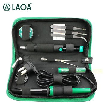 LAOA UE/SUA plug 30W Electric Kit de Lipit Pistol de Sudură de Reparații cu Pasta de Lipit Pensete Sârmă Staniu