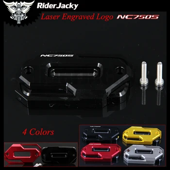 Laser Logo-ul Negru Motocicleta CNC Aluminiu Fața Rezervorului de Lichid de Frână Capac de Acoperire Pentru HONDA NC750 S NC 750S NC750S-2016