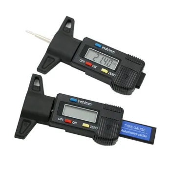 LCD Digital de Adâncime Ecartament Anvelope Anvelope Tester benzii de Rulare 0-25.4 mm Metru Instrument Electronic Șubler pentru Roți Auto Motociclete Camioane