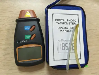 LCD Digital Photo Tahometru RPM Metru 2.5 la 999.9 RPM Necontacte Fotoelectric Vitezometru Tester de Înaltă Calitate DT2234C +