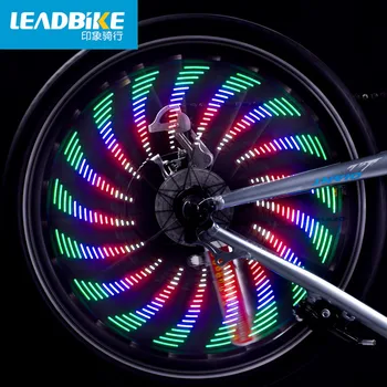 Leadbike Bicicleta 32 LED Lumina de Roata de Bicicleta DIY Programabile Bicicleta Vorbit Lumina 30 De Modele de Biciclete Led Roata Vorbit Biciclete Anvelope Lumina