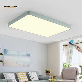 Led lumina Plafon cu telecomanda pentru iluminat acasă Bucătărie cameră lampa ultra-subțire lampă de plafon Plafon iluminat cu led-uri