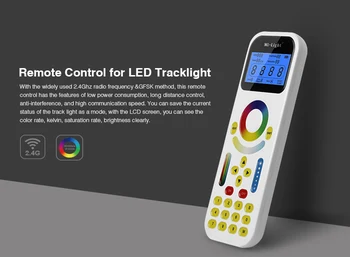 LED-uri de Control de la Distanță FUT090 2.4 GHz cu Ecran LCD, Max 99 Zone de Control pentru Mi.Lumina LED Tracklight sau LS1 4 in 1 Smart Controller