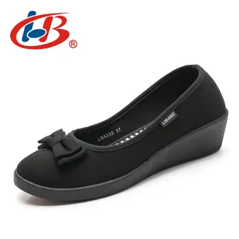 LIBANG de Înaltă Calitate Femei Pantofi Platforma Pene de Vară, de Toamnă Femei Pompe Superficial Respirabil Pantofi Femei Pantofi de Panza cu Arcul