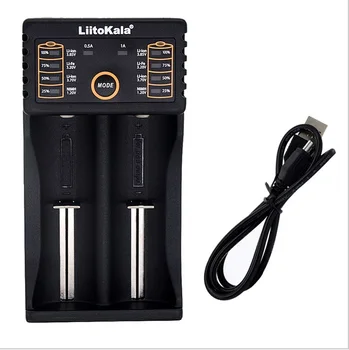 LiitoKala Lii-202 Inteligent Încărcător cu USB Power Bank Funcție de Ni-MH baterie cu Litiu pentru 18650 26650 18350 14500 Liito
