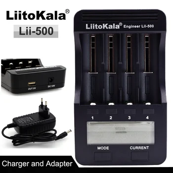 Liitokala lii500 LCD Incarcator de 3.7 V 18650 26650 18500 18640 Cilindrice, Bateriile cu Litiu,1.2 V AA AAA NiMH Baterie