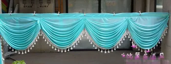 Livrare gratuita nunta scenă decoruri decor nunta romantica cortina swags Inaltime 55cm Lungime 6MeterCR-999