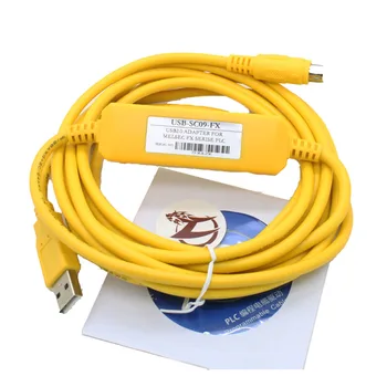 Livrare gratuita USB-SC09-FX Programare PLC Cablu SC-09 SC09 FX FX1N / FX2N / FX1S / FX3U programare PLC cablu