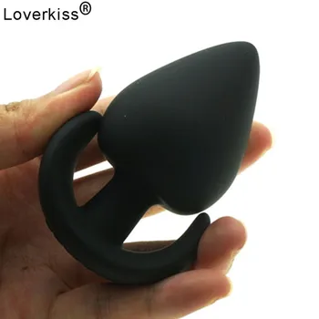 Loverkiss S/M/L Unisex Silicon Butt Plug Anal Plug Adult Jucarii Sexuale pentru Cupluri,Ancora Forma Buttplug Anus Sex Anal Antrenor