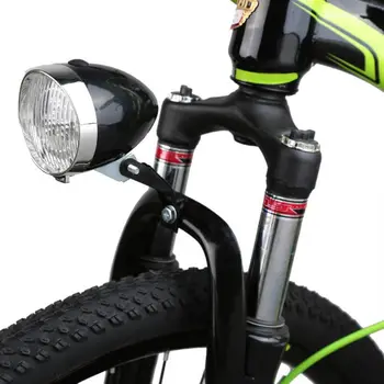 Lumina bicicleta Retro 3 LED-uri de Biciclete Vintage Lanternă, Lampă de Putere de 3*Baterie AAA