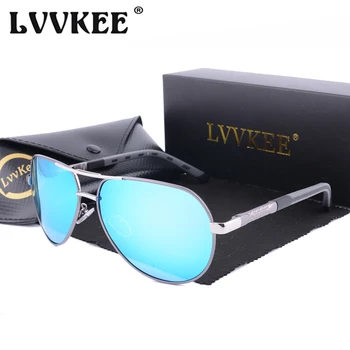 LVVKEE 2018 Brand Designer de Bărbați Aviației ochelari de Soare Pentru Femei Conducere HD Polarizat ochelari de Soare UV400 oculos cu cutie de original