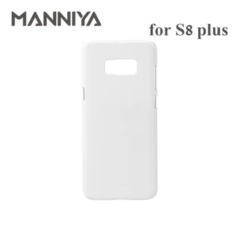 MANNIYA 3D Sublimare, Alb Cazuri de telefon pentru Samsung Galaxy S8+ 10buc/lot