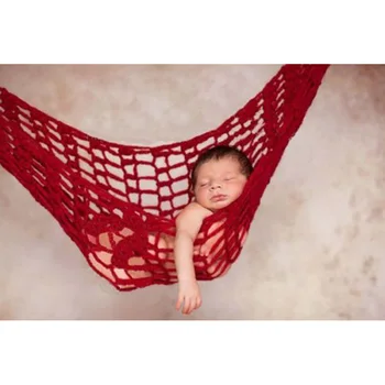Manual Tricot Nou-născut Hamac Cocon Copilul Fotografie Prop Infant Toddler Croșetat Foto Recuzită Costum 0-3luni H077