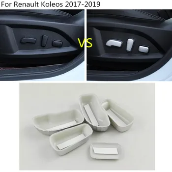 Masina capacului corpului reglarea scaunului knob buton de piese de echipare 5pcs Pentru Renault Koleos 2017 2018 2019