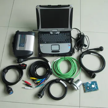 Mb star c4 cf-19 laptop toughbook cf19 cele mai noi software-ul cu hdd-ul pentru mașini și camioane instrument de diagnosticare gata de utilizare