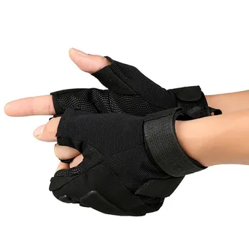 MEGE tactice mănuși pentru bărbați de degete armata manusi alpinism, vânătoare antiderapante sport fitness antrenament sală de gimnastică de formare Airsoft mănuși