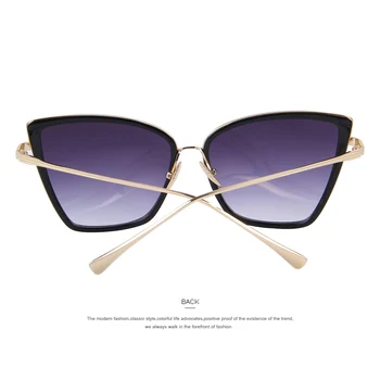 MERRY Moda ochelari de Soare pentru Femei Cat Oglindă Ochelari de Metal Ochi de Pisica ochelari de Soare pentru Femei Brand Designer de Înaltă Calitate Pătrat S'8222