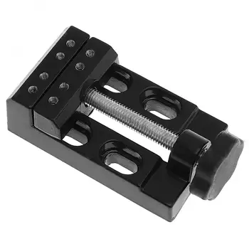Mini Negru din Aliaj de Aluminiu Maxilarului Banc Clamp Presă de Găurit Vice Micro Clip pentru Prindere de Masa / Pompa de Apa