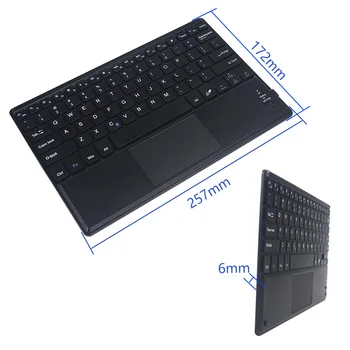 Mini Tastatura Wireless cu Bluetooth 3.0 Ultra Subțire Multi-touch BT Cu Touchpad Tastatura Pentru Laptop Tablet PC ipad Mobilephone