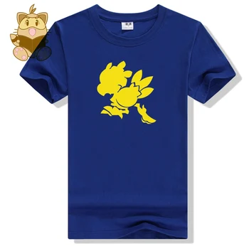 MINUNAT final Fantasy mascota Chocobo imprimare bumbac tricou fani Final fantasy tricou cadou pentru fanii ac489