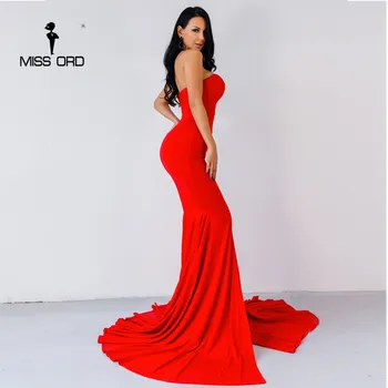 Missord 2018 Sexy înfășurat în piept asimetrice rochie maxi rochie de petrecere FT1683
