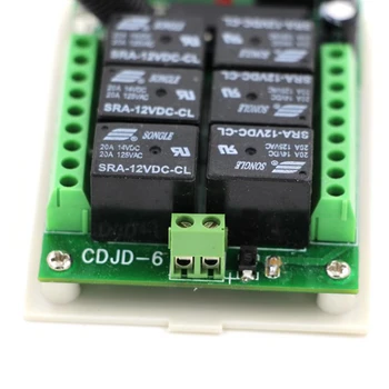 MITI DC 12V 6CH canal RF fără Fir Control de la Distanță Comutator & Telecomanda Sistem de Control 1 receptor și 2 transmițător 4278