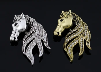 Moda accesorii personalizate epocă gangnam brosa personalizata cal corsaj de sex masculin brosa animalul zodiacal pin