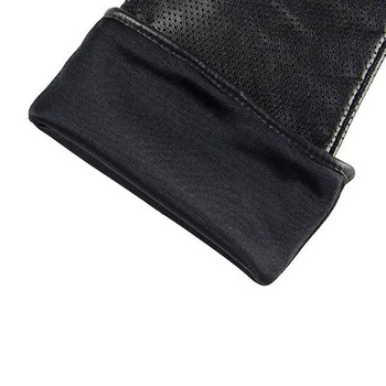 Moda Negru 45cm Lungi din Piele Solidă Mănuși de Femei Respirabil Iarna Cot Mănușă de piele de Oaie Pentru Conducere Vânzare Fierbinte L081NN