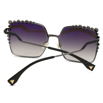 Moda Pătrat Supradimensionat ochelari de Soare pentru Femei Brand Designer de Ochelari de Soare Femei Vintage Oglinda Mare Gradient de Femei UV400 Ochelari