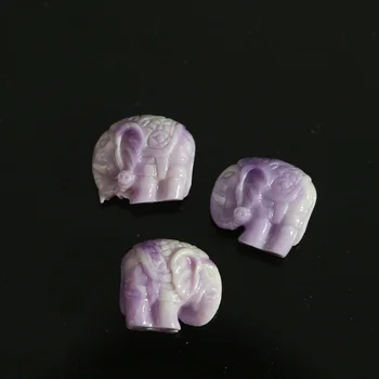 Moda sintetice violet shell 13*15 mm 18*23mm elefant minunat diy bijuterii accesorii margele distantiere 5pcs B899