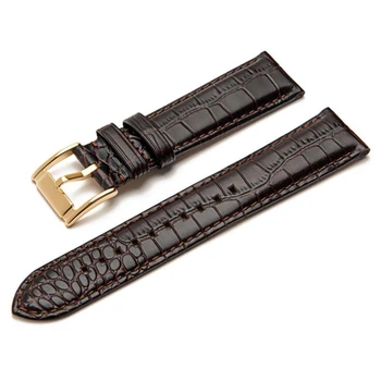 Model crocodil din Piele Cataramă pentru Armani AR0143 AR0144 AR0168 AR2432 AR2447 Ceas Trupa 18/20/22/24mm Watchband