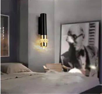 Modern noutate art-deco Ash baril forma de fier lampă de perete 5w led-uri de moda perete biscuite lumini pentru dormitor, camera de zi A67