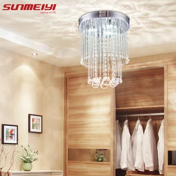 Moderne de Cristal Plafon cu LED-uri de iluminat Pentru Interior Lampa lamparas de techo Suprafața de Montare Lampă de Tavan Pentru Dormitor, Sufragerie