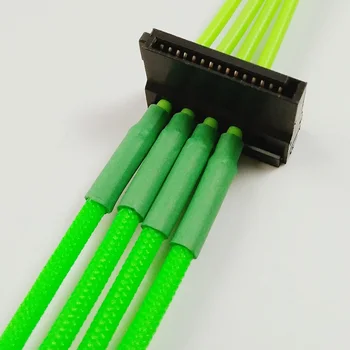 Molex 4PIN la Sata conector adaptor cablu prelungitor cu mai multe culori sleeving
