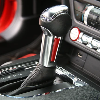 MOPAI Auto Accesorii de Interior ABS Schimbătorului de Viteze Tapiterie Autocolante Decorare se Potrivesc Pentru Ford Mustang Până Styling Auto