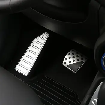 MOPAI Rosu Argintiu Aluminiu Piciorul Stâng Pedala de Restul Plăcii de Decor Pentru Jeep Renegade Până Piese de Interior Styling Auto