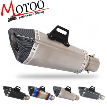 Motoo - Universal 36-51mm evacuare Motocicleta din oțel inoxidabil Modificat Scuter de Evacuare Mufla