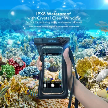 Mpow IPX8 sac impermeabil caz Universal Telefon Mobil Sac de Înot Caz de Ușor de a Lua fotografie sub apă pentru iphone sumsung huawei