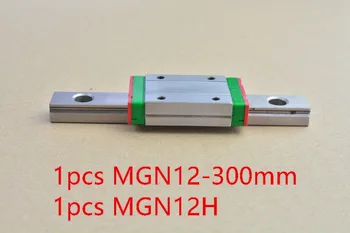 MR12 12mm liniar feroviar ghid MGN12 300mm cu MGN12C sau MGN12H bloc slider rulment de ghidare liniare 1buc
