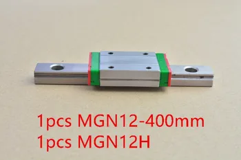 MR12 12mm liniar feroviar ghid MGN12 400mm cu MGN12C sau MGN12H bloc slider rulment de ghidare liniare 1buc