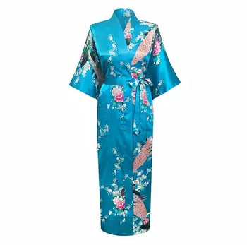 Mujer Pijama Verde de sex Feminin Halat Halat de baie Stil Lung femeii Sleepwear Kimono-Halat de Baie Plus Dimensiune S M L XL XXL XXXL Zhc01L