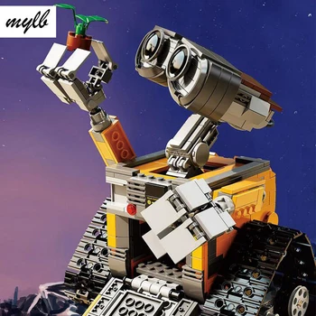 Mylb FIERBINTE 687Pcs Idee Robot WALL E Blocuri Caramizi Blocuri Jucarii pentru Copii WALL-E Ziua de nastere Cadouri picătură de transport maritim