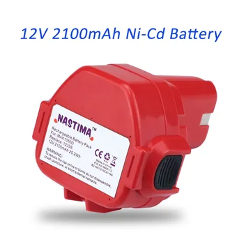 NASTIMA 12V 2100mAh Ni-CD Baterie Extinsa de Înlocuire pentru Makita 1233/1234/1235/1235B/1235F/192696-2 fără Fir Instrument de Putere
