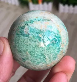 Naturale Amazonite Cristal Piatră Prețioasă De Vindecare Power Ball Sfera