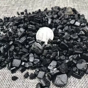 Naturale Purifica Apa De Turmalina Neagra Cristal Piatră Brută Piatră Minerale-Specimen De Plantare De Pește Acvariu Decor Piatra Meserii